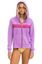 Last inn bildet i Galleri-visningsprogrammet, 5 STRIPE HOODIE - NEON PURPLE // PINK Hoodie Aviator Nation