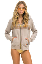 Cargar imagen en el visor de la galería, 5 STRIPE HOODIE - SAND // TAN Hoodie Aviator Nation