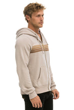 Cargar imagen en el visor de la galería, 5 STRIPE HOODIE - SAND // TAN Hoodie Aviator Nation