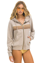 Cargar imagen en el visor de la galería, 5 STRIPE HOODIE - SAND // TAN Hoodie Aviator Nation
