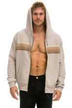 Cargar imagen en el visor de la galería, 5 STRIPE HOODIE - SAND // TAN Hoodie Aviator Nation