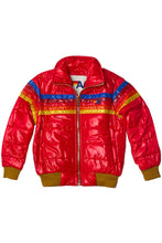 Load image into Gallery viewer, 5 STRIPE KIDS TRAVELER JACKET - CHERRY GLOSSY Kid's Outerwear Aviator Nation