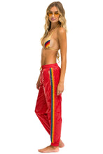 Carregar imagem no visualizador da galeria, 5 STRIPE WIND PANT - CHERRY GLOSSY Women's Sweatpants Aviator Nation