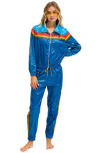 Load image into Gallery viewer, 5 STRIPE WINDBREAKER - DRESDEN // SNORKEL BLUE GLOSSY Women's Outerwear Aviator Nation