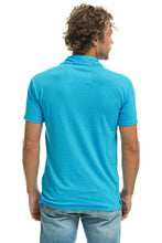 Load image into Gallery viewer, AVIATOR NATION POLO - NEON BLUE Tees Aviator Nation