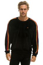 Cargar imagen en el visor de la galería, CLASSIC VELVET RELAXED SWEATSHIRT - BLACK Sweatshirt Aviator Nation