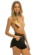 Load image into Gallery viewer, ELASTIC LOGO WOMEN'S LOUNGER SHORTS - BLACK Women's Shorts Aviator Nation