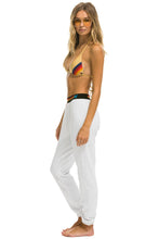 Carregar imagem no visualizador da galeria, ELASTIC LOGO WOMEN'S SWEATPANTS - WHITE Women's Sweatpants Aviator Nation