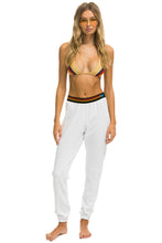 Carregar imagem no visualizador da galeria, ELASTIC LOGO WOMEN'S SWEATPANTS - WHITE Women's Sweatpants Aviator Nation