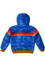 Load image into Gallery viewer, KIDS 5 STRIPE TREKKER JACKET - GLOSSY SNORKEL BLUE Kid's Outerwear Aviator Nation