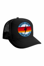 Load image into Gallery viewer, KID'S ROCK AND ROLL BOLT VINTAGE FOAM TRUCKER Kid's Hat Aviator Nation BLACK