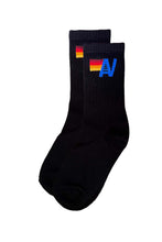 Laden Sie das Bild in den Galerie-Viewer, LOGO SOCK - BLACK Socks Aviator Nation S/M