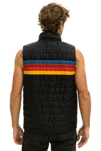 이미지를 갤러리 뷰어에 로드 , MEN'S 4 STRIPE VEST - BLACK Vest Aviator Nation