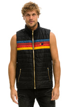 이미지를 갤러리 뷰어에 로드 , MEN'S 4 STRIPE VEST - BLACK Vest Aviator Nation