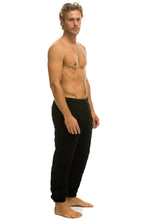 Carregar imagem no visualizador da galeria, MEN'S QUILTED SWEATPANTS - BLACK Mens Sweatpants Aviator Nation