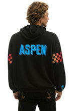 Load image into Gallery viewer, PALM TREE FESTIVAL ASPEN 2023 PULLOVER HOODIE RELAXED - BLACK Aviator Nation