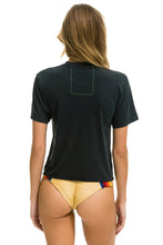 Carregar imagem no visualizador da galeria, RIDE LOGO BOYFRIEND TEE - CHAR Boyfriend Tee Aviator Nation