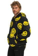이미지를 갤러리 뷰어에 로드 , SMILEY REPEAT RELAXED PULLOVER HOODIE - BLACK Hoodie Aviator Nation