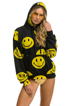 이미지를 갤러리 뷰어에 로드 , SMILEY REPEAT RELAXED PULLOVER HOODIE - BLACK Hoodie Aviator Nation