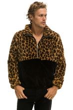 Laden Sie das Bild in den Galerie-Viewer, TEDDY UNISEX HALF ZIP COLOR BLOCK JACKET - CHEETAH Unisex Outerwear Aviator Nation
