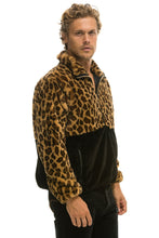 Laden Sie das Bild in den Galerie-Viewer, TEDDY UNISEX HALF ZIP COLOR BLOCK JACKET - CHEETAH Unisex Outerwear Aviator Nation