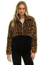 Laden Sie das Bild in den Galerie-Viewer, TEDDY UNISEX HALF ZIP COLOR BLOCK JACKET - CHEETAH Unisex Outerwear Aviator Nation