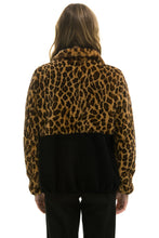Laden Sie das Bild in den Galerie-Viewer, TEDDY UNISEX HALF ZIP COLOR BLOCK JACKET - CHEETAH Unisex Outerwear Aviator Nation