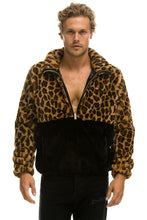 Laden Sie das Bild in den Galerie-Viewer, TEDDY UNISEX HALF ZIP COLOR BLOCK JACKET - CHEETAH Unisex Outerwear Aviator Nation