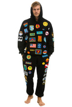 Load image into Gallery viewer, VINTAGE PATCH SWEATPANTS - BLACK Men's Sweatpants Aviator Nation