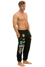 Load image into Gallery viewer, VINTAGE PATCH SWEATPANTS - BLACK Men's Sweatpants Aviator Nation