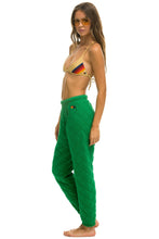 Load image into Gallery viewer, WOMEN'S QUILTED SWEATPANTS - KELLY GREEN Womens Sweatpants Aviator Nation