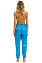 Load image into Gallery viewer, 5 STRIPE HI RISE WIND PANT - DRESDEN Women&#39;s Sweatpants Aviator Nation