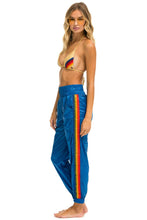 Load image into Gallery viewer, 5 STRIPE HI RISE WIND PANT - SNORKEL BLUE Women&#39;s Sweatpants Aviator Nation