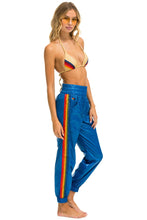 Load image into Gallery viewer, 5 STRIPE HI RISE WIND PANT - SNORKEL BLUE Women&#39;s Sweatpants Aviator Nation