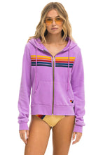 Carregar imagem no visualizador da galeria, 5 STRIPE HOODIE - NEON PURPLE Hoodie Aviator Nation