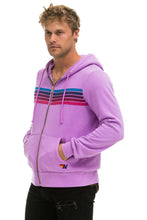 Cargar imagen en el visor de la galería, 5 STRIPE HOODIE - NEON PURPLE // PINK // PURPLE Hoodie Aviator Nation