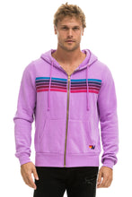 Cargar imagen en el visor de la galería, 5 STRIPE HOODIE - NEON PURPLE // PINK // PURPLE Hoodie Aviator Nation