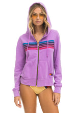 Cargar imagen en el visor de la galería, 5 STRIPE HOODIE - NEON PURPLE // PINK // PURPLE Hoodie Aviator Nation