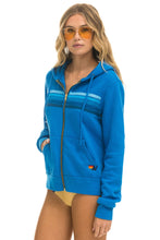 Load image into Gallery viewer, 5 STRIPE HOODIE - OCEAN // BLUE Hoodie Aviator Nation