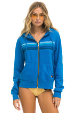 Load image into Gallery viewer, 5 STRIPE HOODIE - OCEAN // BLUE Hoodie Aviator Nation