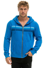 Load image into Gallery viewer, 5 STRIPE HOODIE - OCEAN // BLUE Hoodie Aviator Nation