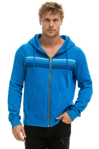 5 STRIPE HOODIE - OCEAN // BLUE Hoodie Aviator Nation