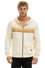 Load image into Gallery viewer, 5 STRIPE HOODIE - VINTAGE WHITE // SAND Hoodie Aviator Nation