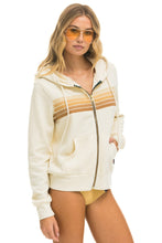 Load image into Gallery viewer, 5 STRIPE HOODIE - VINTAGE WHITE // SAND Hoodie Aviator Nation