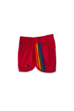 Load image into Gallery viewer, 5 STRIPE KIDS FLEX JOGGER SHORT - RED Kid&#39;s Shorts Aviator Nation