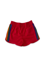 Load image into Gallery viewer, 5 STRIPE KIDS FLEX JOGGER SHORT - RED Kid&#39;s Shorts Aviator Nation