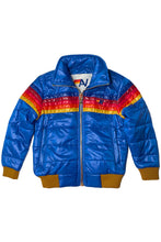 Cargar imagen en el visor de la galería, 5 STRIPE KIDS TRAVELER JACKET - SNORKEL BLUE Kid&#39;s Outerwear Aviator Nation