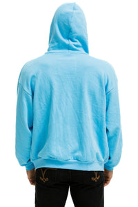 5 STRIPE RELAXED ZIP HOODIE - SKY 2 Hoodie Aviator Nation