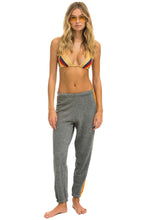 Load image into Gallery viewer, 5 STRIPE SWEATPANTS - HEATHER GREY 2 Women&#39;s Sweatpants Aviator Nation