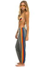 Load image into Gallery viewer, 5 STRIPE SWEATPANTS - HEATHER GREY 2 Women&#39;s Sweatpants Aviator Nation